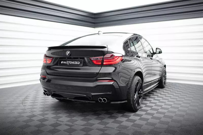 Maxton Design Heckdiffusor V.2 für BMW X4 F26 M Paket Hochglanz schwarz – Ansicht 1