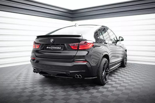 Maxton Design Heckdiffusor V.2 für BMW X4 F26 M Paket Hochglanz schwarz – Ansicht 1