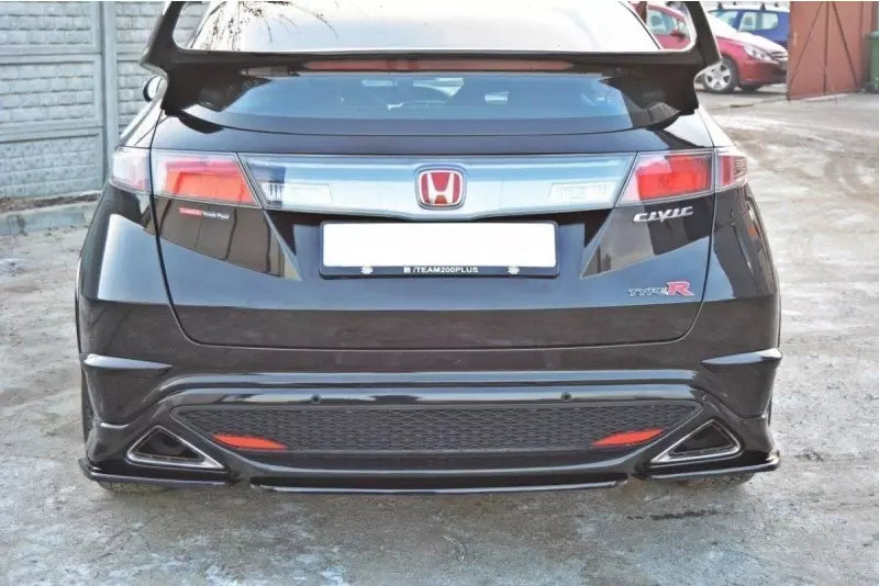 Maxton Design Heckdiffusor für Honda Civic VIII Mk8 Type S/R Hochglanz schwarz – Ansicht 3