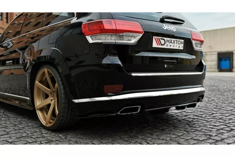 Maxton Design Heckdiffusor für Jeep Grand Cherokee WK2 Summit Facelift DTM Look Hochglanz schwarz – Ansicht 1