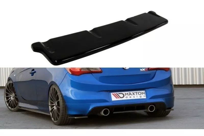 Maxton Design Heckdiffusor für Opel Corsa E OPC / VXR Hochglanz schwarz – Ansicht 1
