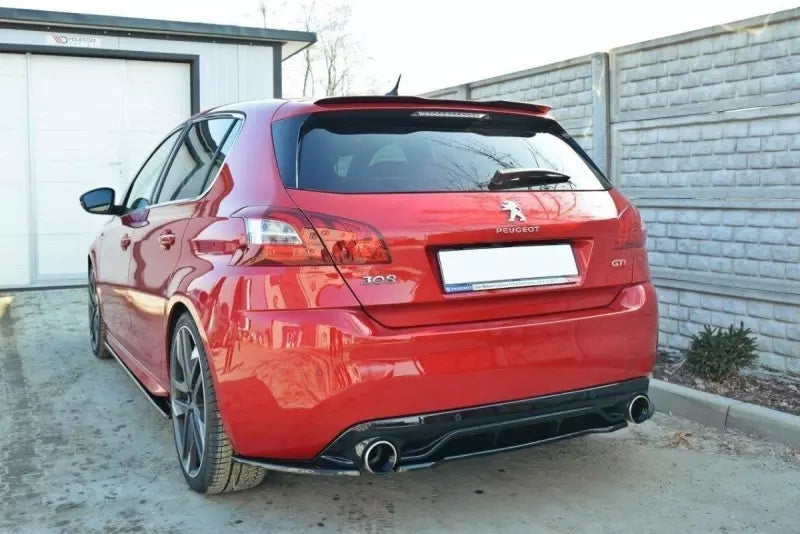 Maxton Design Heckdiffusor für Peugeot 308 II GTI Hochglanz schwarz – Ansicht 1