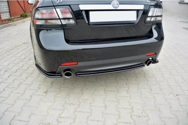 Maxton Design Heckdiffusor V.2 für Saab 9-3 Aero II Facelift Hochglanz schwarz – Ansicht 1