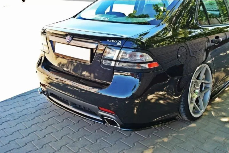 Maxton Design Heckdiffusor für Saab 9-3 Turbo X Hochglanz schwarz – Ansicht 2
