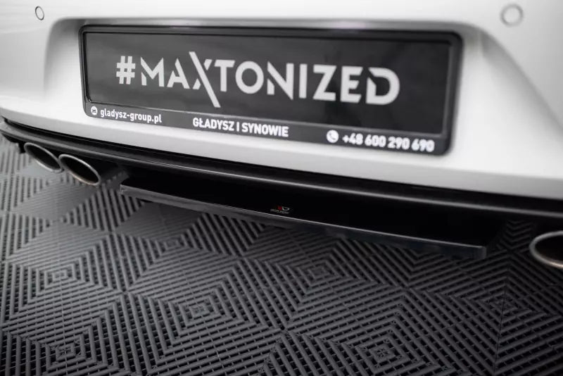 Maxton Design Heckdiffusor DTM Look für VW Golf 7 R / R-Line Hochglanz schwarz – Ansicht 3