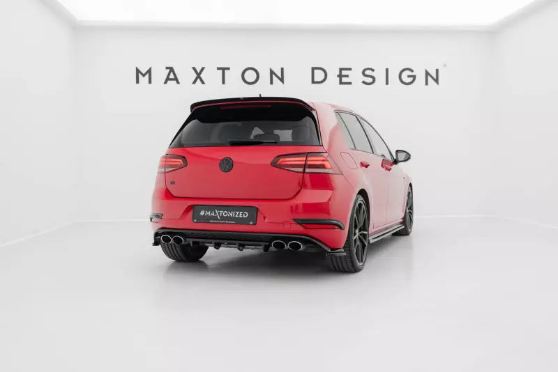 Maxton Design Heckdiffusor V.2 für VW Golf 7 R Facelift ab 03/2017 Hochglanz schwarz – Ansicht 2
