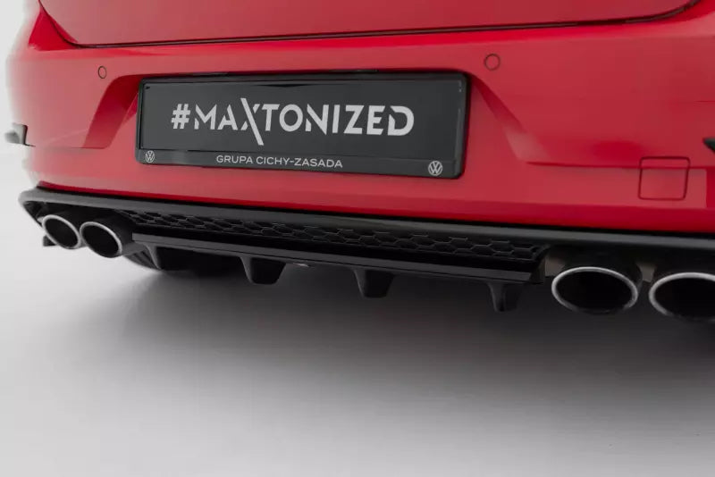 Maxton Design Heckdiffusor V.2 für VW Golf 7 R Facelift ab 03/2017 Hochglanz schwarz – Ansicht 3