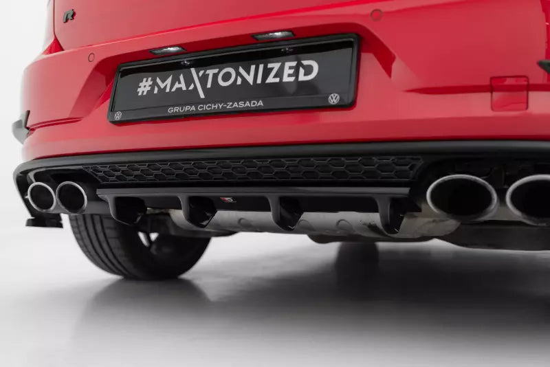 Maxton Design Heckdiffusor V.2 für VW Golf 7 R Facelift ab 03/2017 Hochglanz schwarz – Ansicht 4