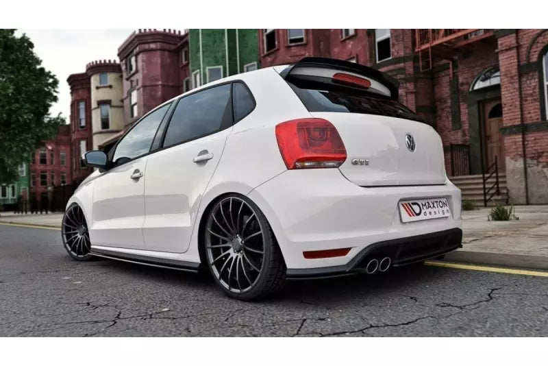 Maxton Design Heckdiffusor für VW Polo 5 GTI Facelift DTM Look Hochglanz schwarz – Ansicht 1