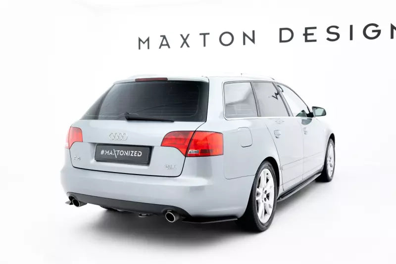 Maxton Design Diffusor Flaps für Audi A4 B7 Hochglanz schwarz – Ansicht 1