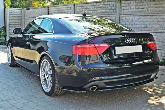 Maxton Design Diffusor Flaps für Audi A5 B8 8T S-Line Hochglanz schwarz – Ansicht 1