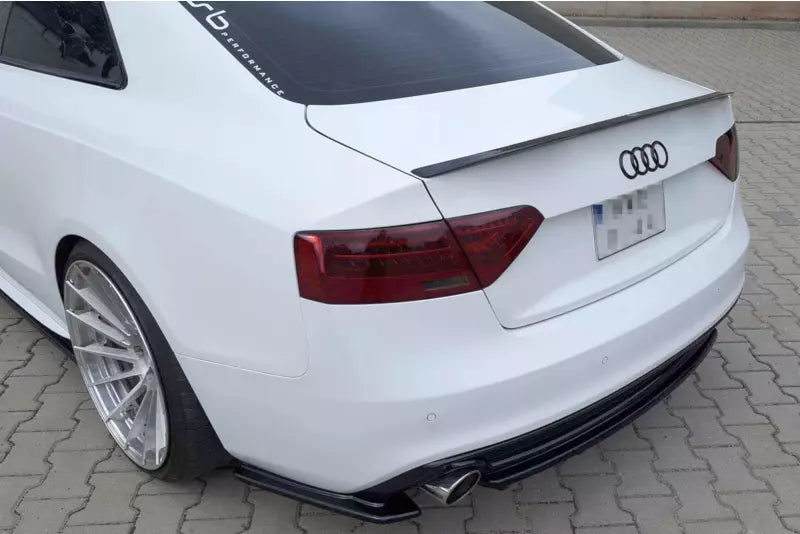 Maxton Design Diffusor Flaps für Audi A5 B8 8T S-Line Facelift Hochglanz schwarz – Ansicht 1