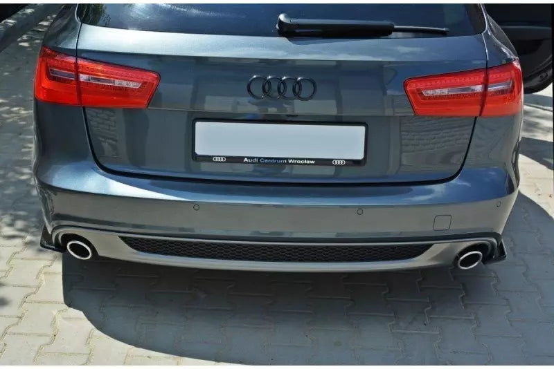 Maxton Design Diffusor Flaps für Audi A6 C7 S-Line Avant Hochglanz schwarz – Ansicht 3