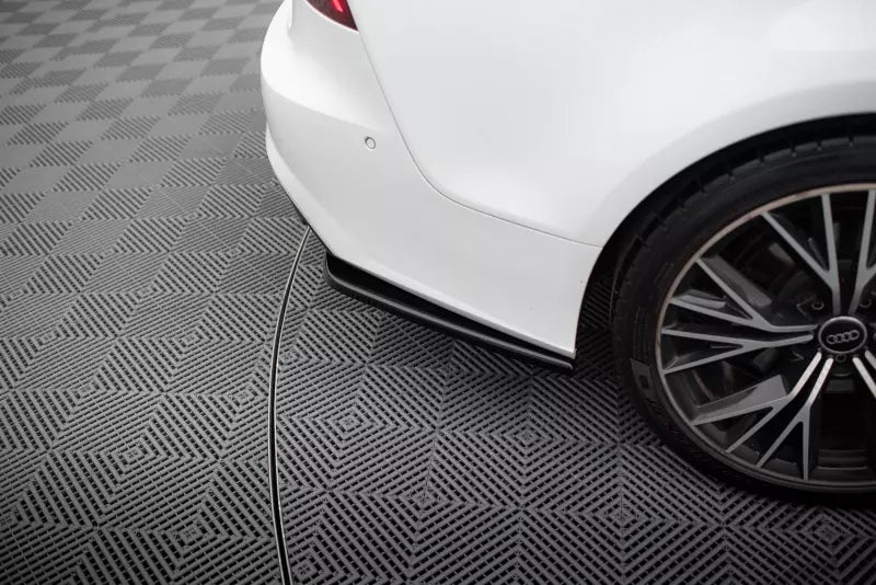 Maxton Design Diffusor Flaps für Audi A7 C7 S-Line Facelift Hochglanz schwarz – Ansicht 3