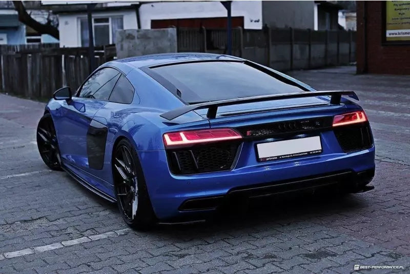 Maxton Design Diffusor Flaps für Audi R8 4S 2015-2018 Hochglanz schwarz – Ansicht 2