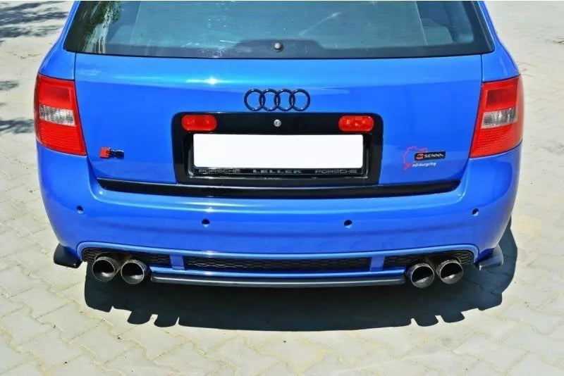 Maxton Design Diffusor Flaps für Audi RS6 C5 Avant Hochglanz schwarz – Ansicht 2
