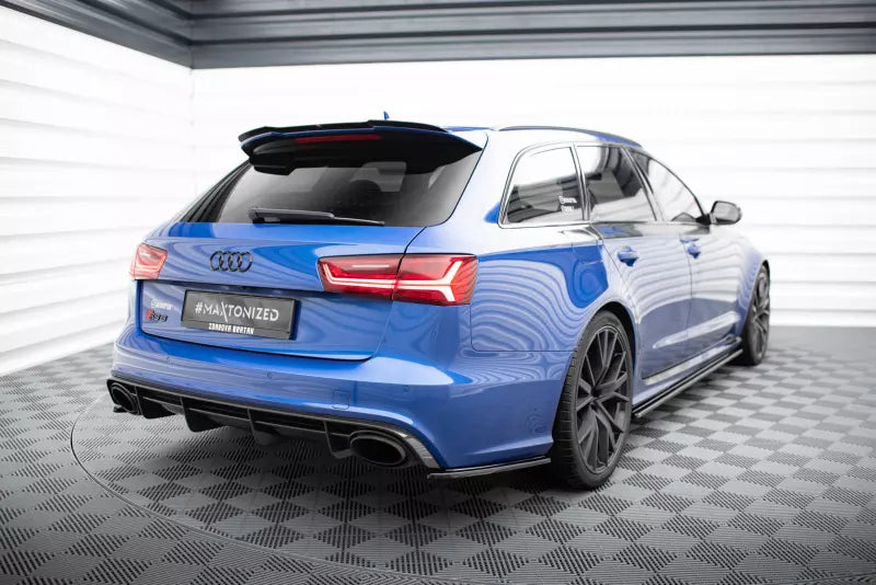 Maxton Design Diffusor Flaps V.1 für Audi RS6 C7 Hochglanz schwarz – Ansicht 3