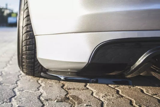 Maxton Design Diffusor Flaps für Audi S3 8P Hochglanz schwarz – Ansicht 1