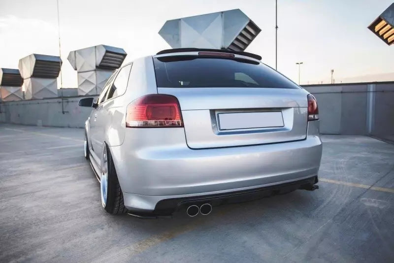 Maxton Design Diffusor Flaps für Audi S3 8P Hochglanz schwarz – Ansicht 3