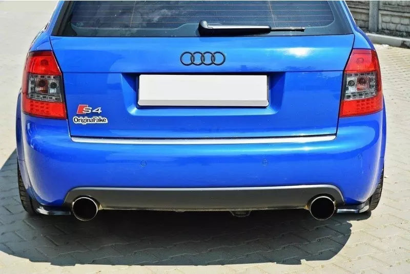 Maxton Design Diffusor Flaps für Audi S4 B6 Avant Hochglanz schwarz – Ansicht 2
