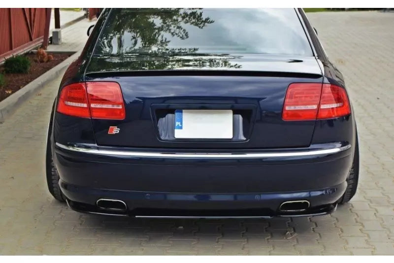 Maxton Design Diffusor Flaps für Audi A8 D3 Hochglanz schwarz – Ansicht 2