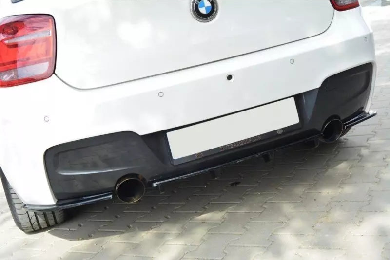 Maxton Design Diffusor Flaps V.1 für BMW 1er F20 / F21 M Power vor Facelift Hochglanz schwarz – Ansicht 2
