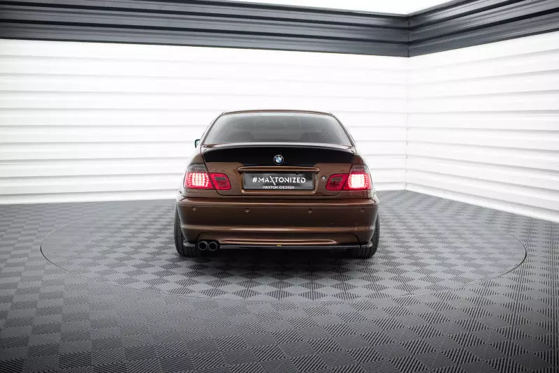 Maxton Design Diffusor Flaps für BMW 3er E46 M-Paket Coupe / Cabrio Hochglanz schwarz – Ansicht 2