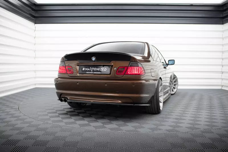 Maxton Design Diffusor Flaps für BMW 3er E46 M-Paket Coupe / Cabrio Hochglanz schwarz – Ansicht 3