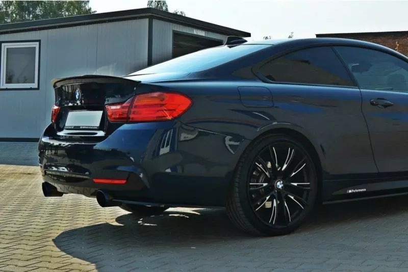 Maxton Design Diffusor Flaps (Paar) für BMW 4er F32 M-Paket Hochglanz schwarz – Ansicht 2