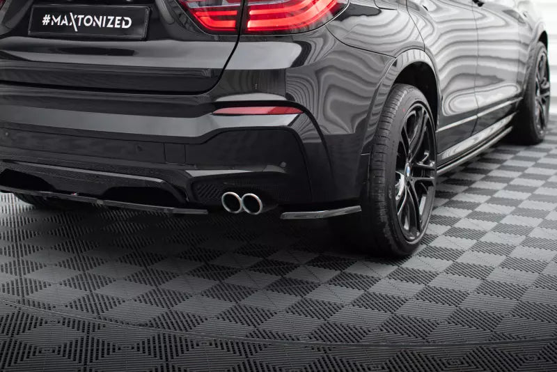 Maxton Design Diffusor Flaps für BMW X4 F26 M Paket Hochglanz schwarz – Ansicht 1