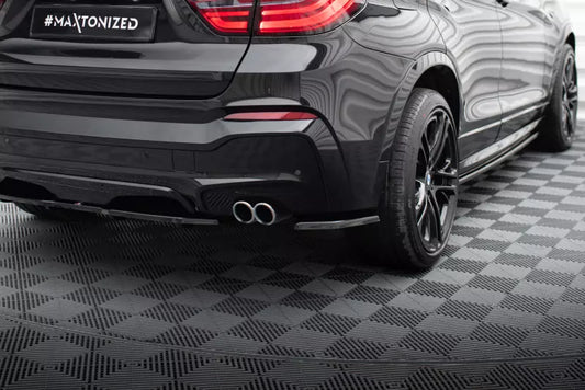 Maxton Design Diffusor Flaps für BMW X4 F26 M Paket Hochglanz schwarz – Ansicht 1