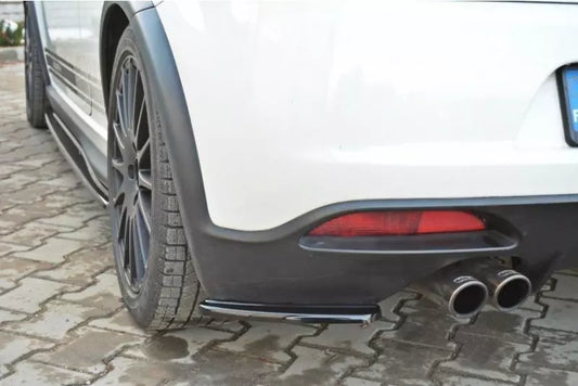 Maxton Design Diffusor Flaps für Fiat Grande Punto Abarth Hochglanz schwarz – Ansicht 1