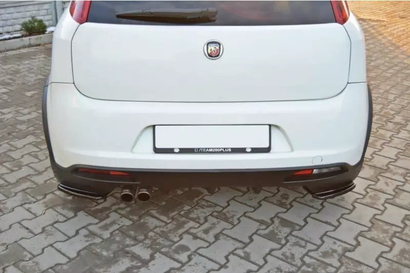 Maxton Design Diffusor Flaps für Fiat Grande Punto Abarth Hochglanz schwarz – Ansicht 2