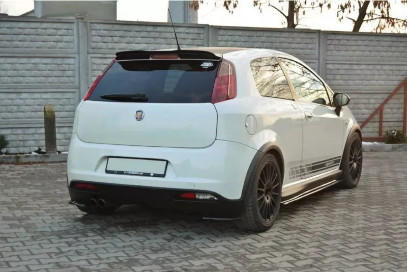 Maxton Design Diffusor Flaps für Fiat Grande Punto Abarth Hochglanz schwarz – Ansicht 3