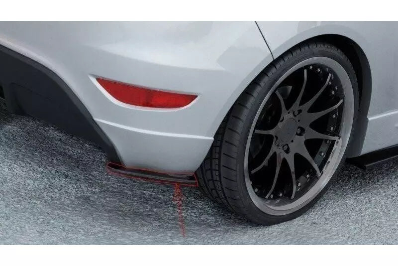 Maxton Design Diffusor Flaps für Ford Fiesta ST / ST-Line / Zetec S Mk7 Hochglanz schwarz – Ansicht 1