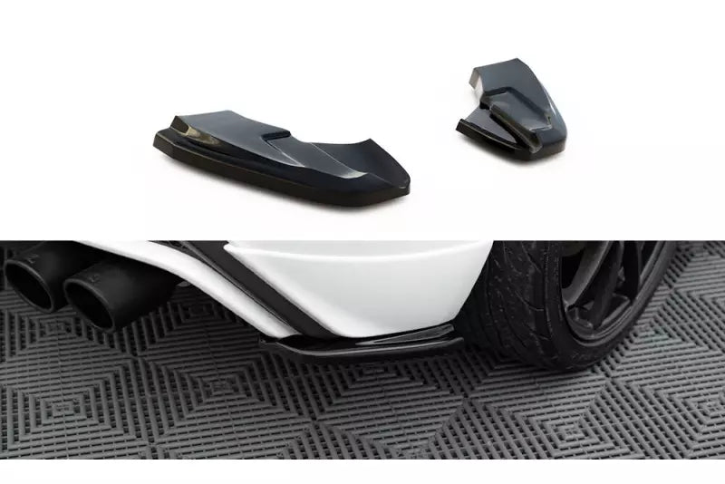 Maxton Design Diffusor Flaps für Ford Fiesta ST / ST-Line / Zetec S Mk7 Facelift Hochglanz schwarz – Ansicht 1