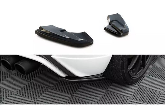 Maxton Design Diffusor Flaps für Ford Fiesta ST / ST-Line / Zetec S Mk7 Facelift Hochglanz schwarz – Ansicht 1