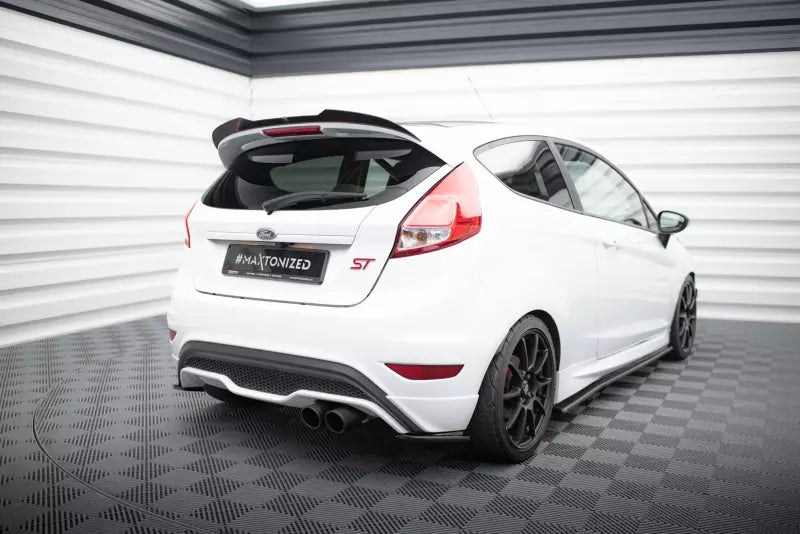 Maxton Design Diffusor Flaps für Ford Fiesta ST / ST-Line / Zetec S Mk7 Facelift Hochglanz schwarz – Ansicht 2