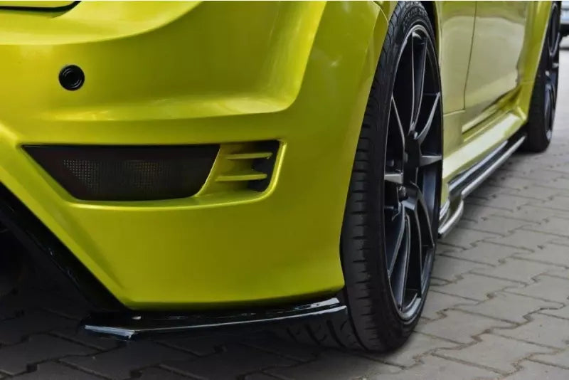 Maxton Design Diffusor Flaps für Ford Focus RS Mk2 Hochglanz schwarz – Ansicht 1