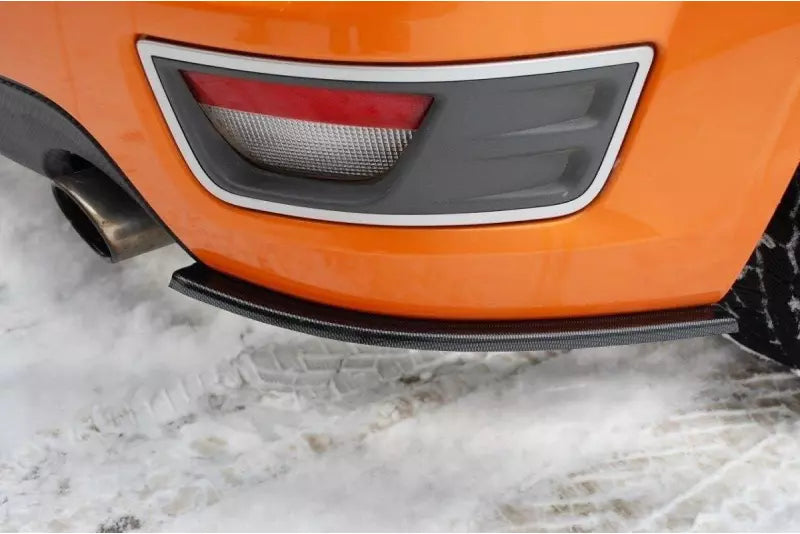 Maxton Design Diffusor Flaps V.1 für Ford Focus ST Mk2 vor Facelift Hochglanz schwarz – Ansicht 1