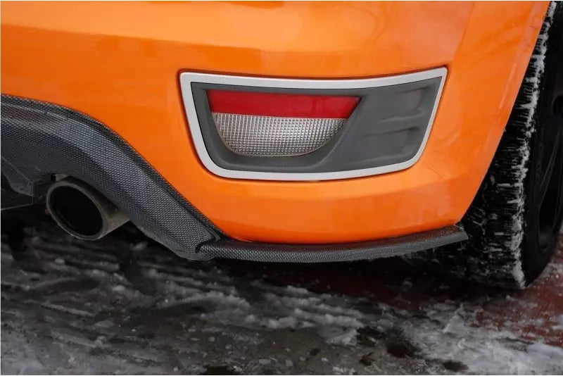 Maxton Design Diffusor Flaps V.2 für Ford Focus ST Mk2 vor Facelift Hochglanz schwarz – Ansicht 1