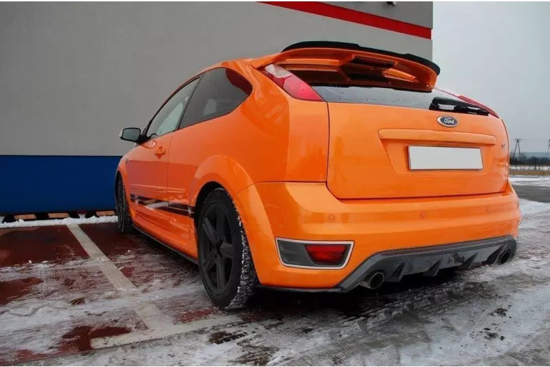 Maxton Design Diffusor Flaps V.2 für Ford Focus ST Mk2 vor Facelift Hochglanz schwarz – Ansicht 2