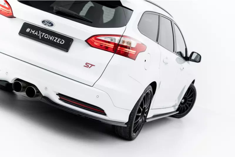 Maxton Design Diffusor Flaps für Ford Focus ST Mk3 Kombi Hochglanz schwarz – Ansicht 1