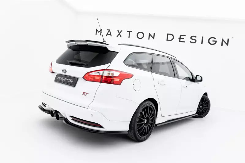Maxton Design Diffusor Flaps für Ford Focus ST Mk3 Kombi Hochglanz schwarz – Ansicht 2