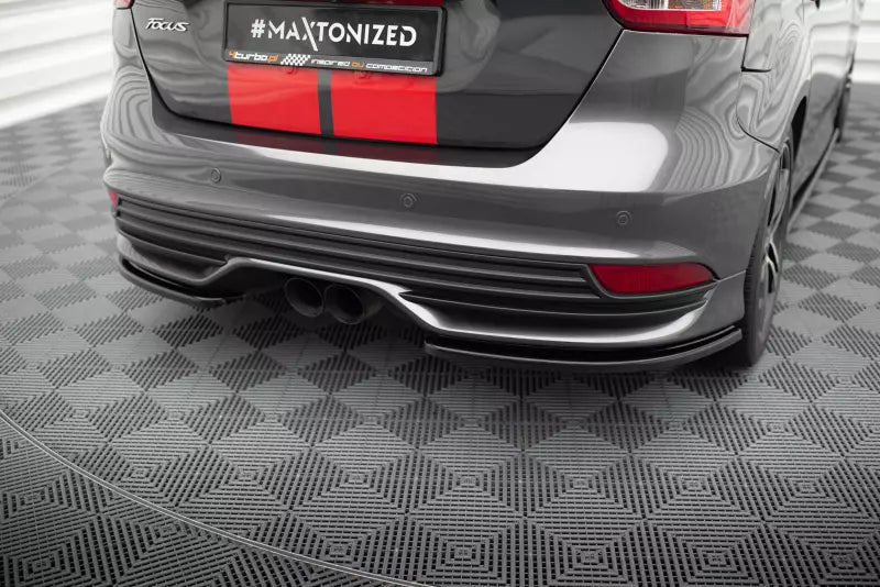 Maxton Design Diffusor Flaps V.1 für Ford Focus ST Mk3 Facelift Hochglanz schwarz – Ansicht 3