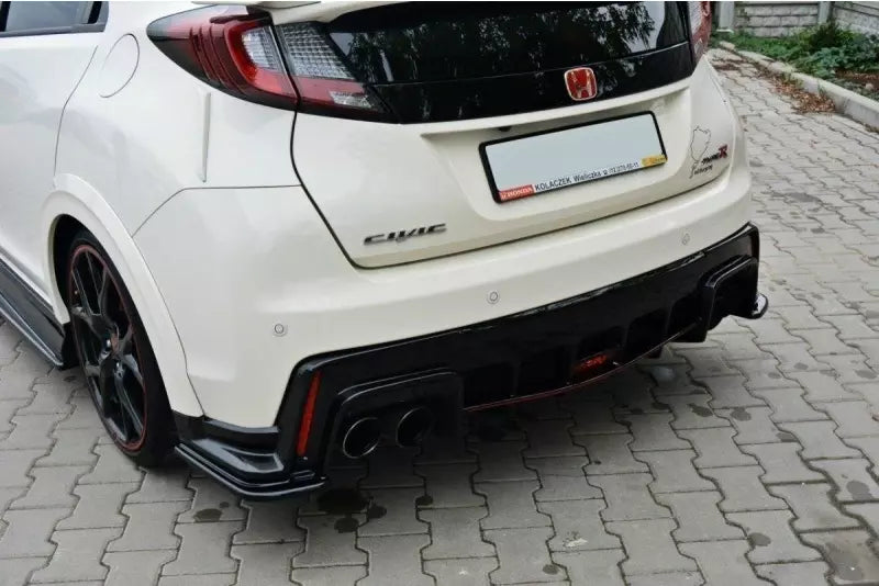 Maxton Design Diffusor Flaps für Honda Civic IX Mk9 Type R Hochglanz schwarz – Ansicht 2