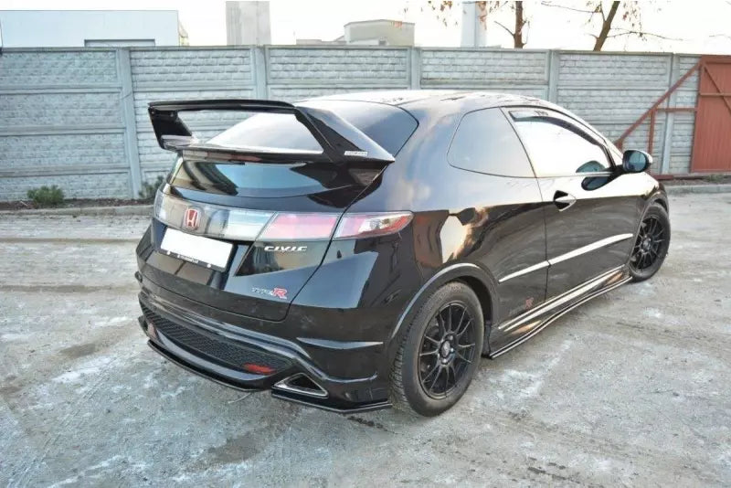 Maxton Design Diffusor Flaps für Honda Civic VIII Mk8 Type S/R Hochglanz schwarz – Ansicht 3