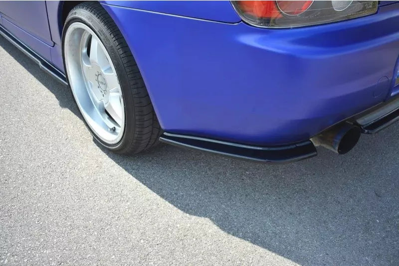 Maxton Design Diffusor Flaps für Honda S2000 Hochglanz schwarz – Ansicht 1