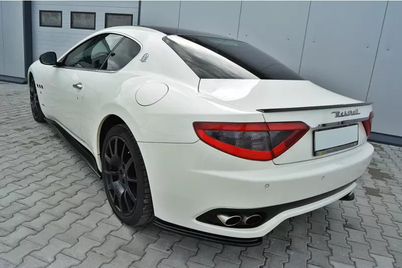 Maxton Design Diffusor Flaps V.1 für Maserati Granturismo 2007-2011 Hochglanz schwarz – Ansicht 1