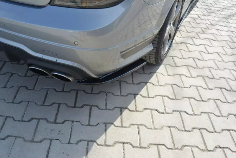Maxton Design Diffusor Flaps für Mercedes C-Klasse W204 C63 AMG/ AMG-Line 2007-2010 Hochglanz schwarz – Ansicht 1